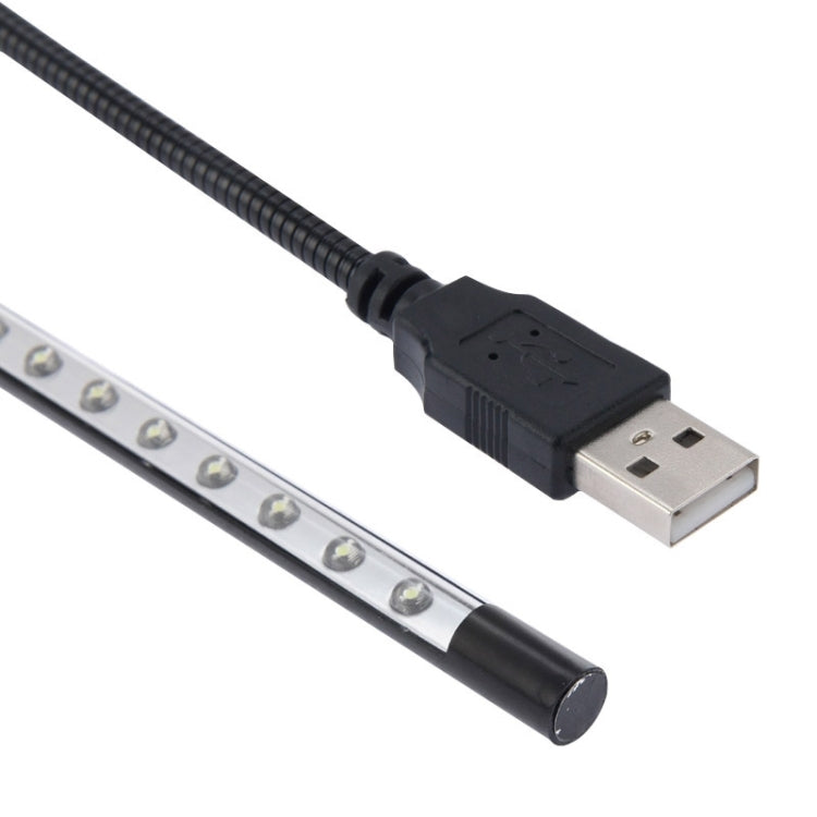 10-LED Portable Ultra Bright USB LED Light(Black) - USB Light by PMC TechLife | Online Shopping South Africa | PMC TechLife | Buy Now Pay Later Mobicred