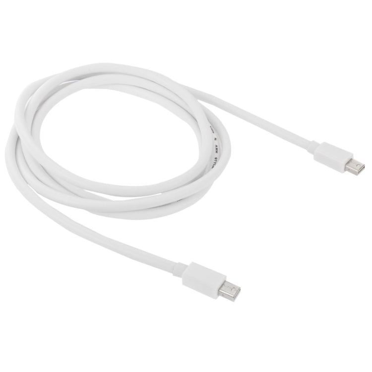 Mini DP DisplayPort  Cable for Apple iMac MacBook Pro, Length: 2m(White) -  by PMC TechLife | Online Shopping South Africa | PMC TechLife