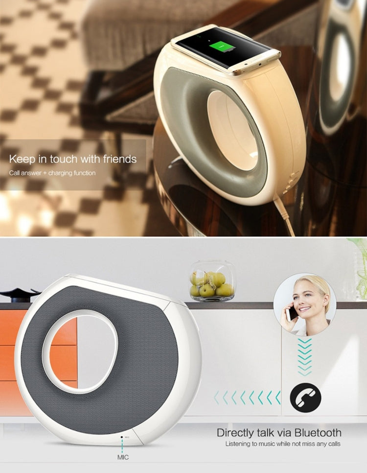 NILLKIN MC1 CE / RoHs / FCC Certificated QI Standard Wireless Charging Transmitter + Bluetooth Speaker, EU Plug , For iPhone, Galaxy, Sony, Lenovo, HTC, Huawei, Google, LG, Xiaomi, other Smartphones - free shipping - PMC TechLife - Order now!