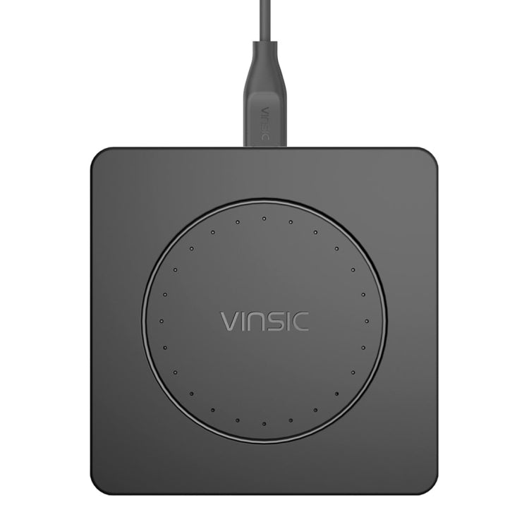 Vinsic 5V 1A Output Qi Standard Portable Wireless Charger Pad - Wireless Charger by VINSIC | Online Shopping South Africa | PMC TechLife | Buy Now Pay Later Mobicred