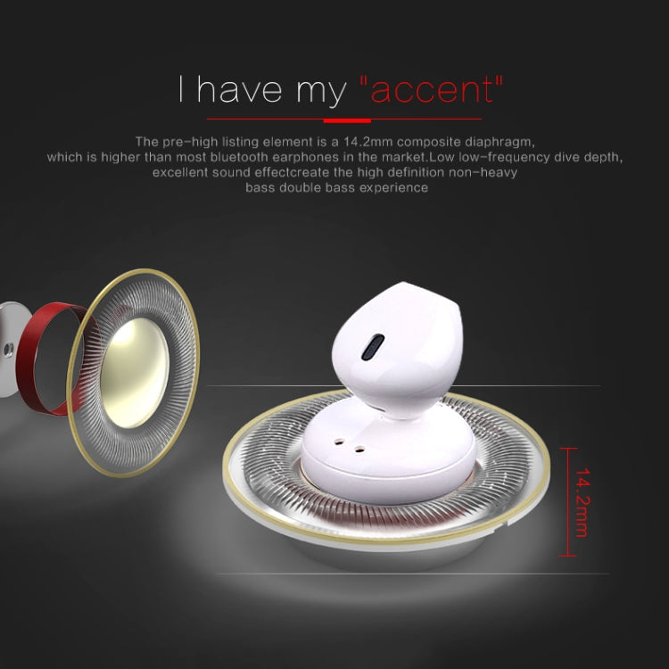 SABBAT J012 Single Ear Mini Bluetooth 4.2 In-Ear Stereo Earphone with Charging Box, For iPad, iPhone, Galaxy, Huawei, Xiaomi, LG, HTC and Other Smart Phones - free shipping - PMC TechLife - Order now!