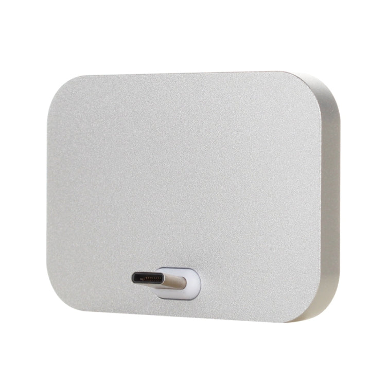 USB-C / Type-C Aluminum Alloy Desktop Station Dock Charger(Silver) - Dock Charger by PMC TechLife | Online Shopping South Africa | PMC TechLife