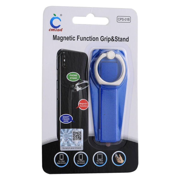 Universal Durable Finger Ring Phone Holder Sling Grip Anti-slip Stand(Blue) - Ring Holder by PMC TechLife | Online Shopping South Africa | PMC TechLife