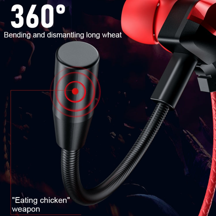 WK ET-Y30 ET Series 3.5mm Elbow In-ear Wired Wire-control Gaming Earphone with Microphone (Black) - Normal Style Earphone by WK | Online Shopping South Africa | PMC TechLife | Buy Now Pay Later Mobicred