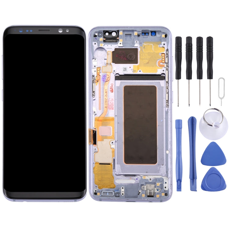 Original LCD Screen + Original Touch Panel with Frame for Galaxy S8 / G950 / G950F / G950FD / G950U / G950A / G950P / G950T / G950V / G950R4 / G950W / G9500(Grey) - free shipping - PMC TechLife - Order now!