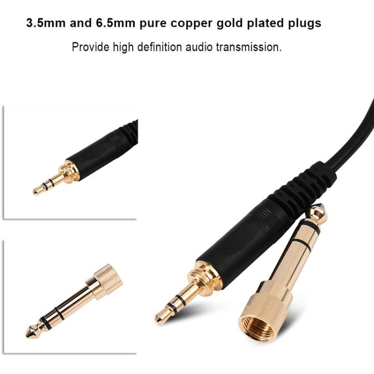 ZS0095 For Sennheiser HD25 / HD560 / HD540 / HD430 / HD250 Earphone Spring Cable, Cable Length: 1.5m-5m - Headset Accessories by PMC TechLife | Online Shopping South Africa | PMC TechLife | Buy Now Pay Later Mobicred
