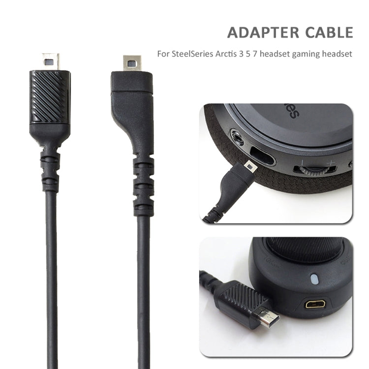 ZS0167 Sound Card Connecting Cable for Steelseries Arctis 3 5 7 Headphones - Headset Accessories by PMC TechLife | Online Shopping South Africa | PMC TechLife | Buy Now Pay Later Mobicred
