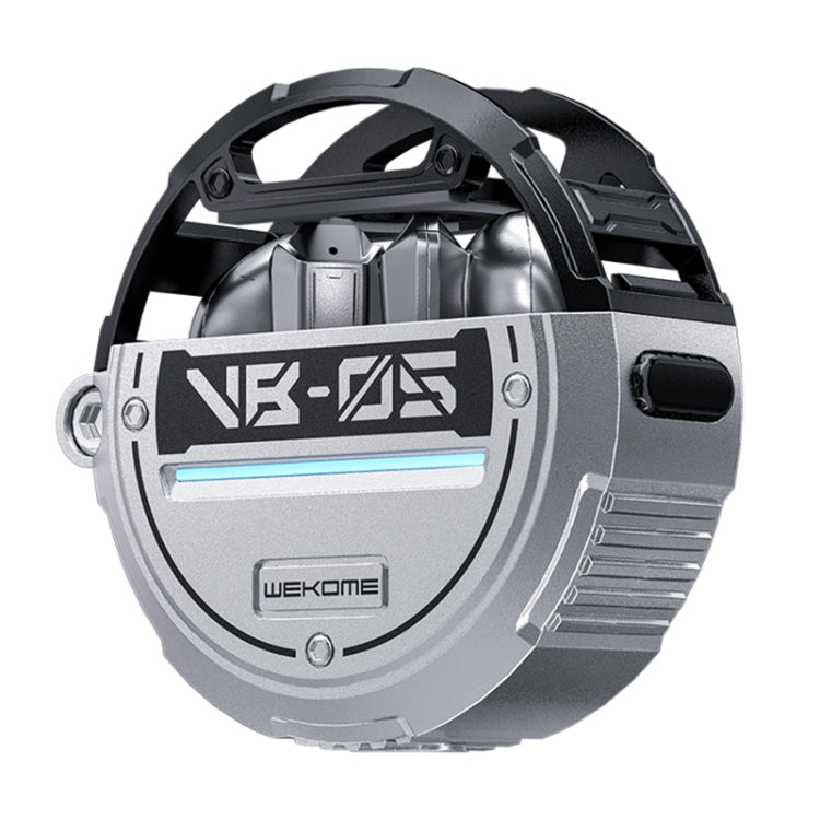 WK VB05 Pioneer Series Wireless Bluetooth Earphones (Silver) - free shipping - PMC TechLife - Order now!