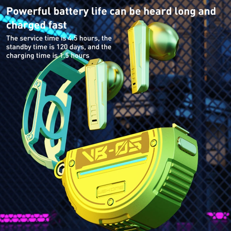 WK VB05 Pioneer Series Wireless Bluetooth Earphones (Silver) - free shipping - PMC TechLife - Order now!