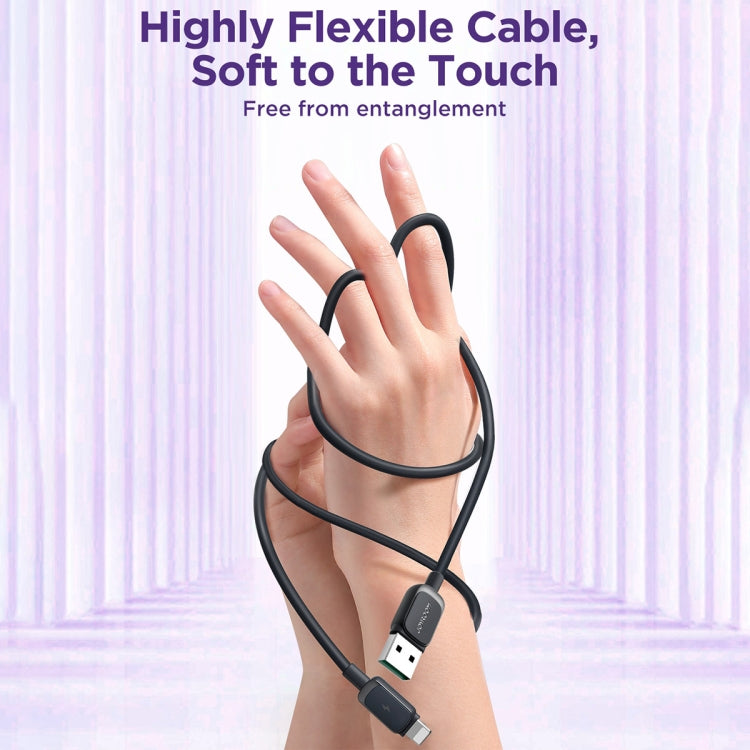 JOYROOM S-AL012A14 Multi-Color Series 2.4A USB to 8 Pin Fast Charging Data Cable, Length:1.2m(Black) - Normal Style Cable by JOYROOM | Online Shopping South Africa | PMC TechLife | Buy Now Pay Later Mobicred