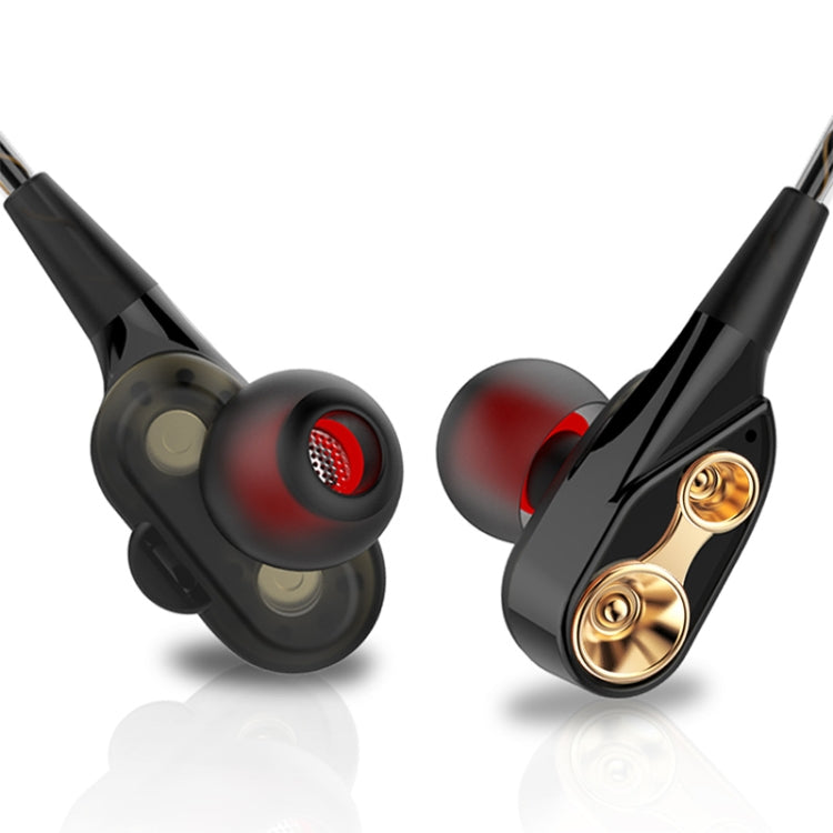 QKZ CK8 HiFi In-ear Four Unit Sports Music Headphones (Black) - free shipping - PMC TechLife - Order now!