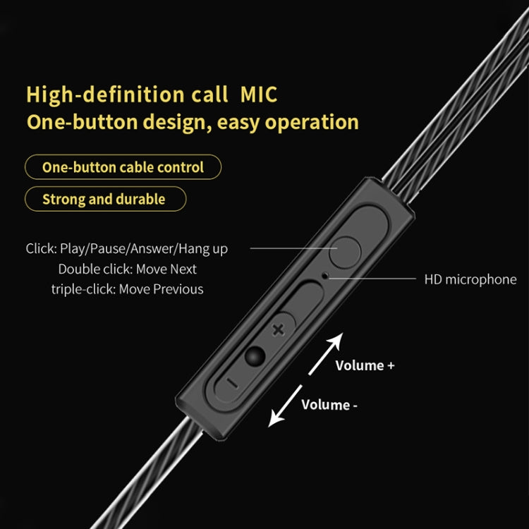 QKZ CK8 HiFi In-ear Four Unit Sports Music Headphones (Black) - free shipping - PMC TechLife - Order now!