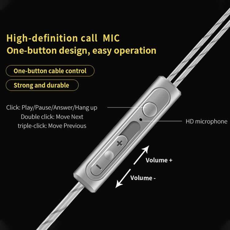 QKZ CK8 HiFi In-ear Four Unit Sports Music Headphones (Silver) - free shipping - PMC TechLife - Order now!