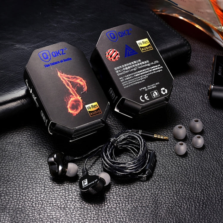 QKZ CK9 HiFi In-ear Four Unit Sports Music Headphones (Black) - Sport Earphone by QKZ | Online Shopping South Africa | PMC TechLife | Buy Now Pay Later Mobicred