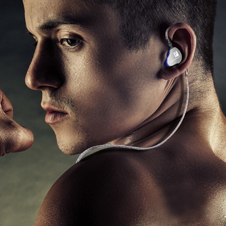 QKZ CK9 HiFi In-ear Four Unit Sports Music Headphones (Blue) - Sport Earphone by QKZ | Online Shopping South Africa | PMC TechLife | Buy Now Pay Later Mobicred