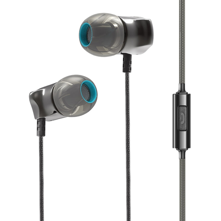 QKZ DM7 High-quality In-ear All-metal Sports Music Headphones, Microphone Version - In Ear Wired Earphone by QKZ | Online Shopping South Africa | PMC TechLife | Buy Now Pay Later Mobicred