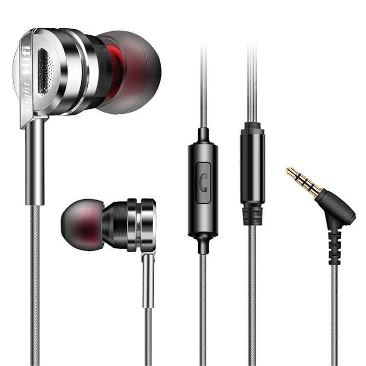 QKZ DM9 High-quality In-ear All-metal Sports Music Headphones, Microphone Version - In Ear Wired Earphone by QKZ | Online Shopping South Africa | PMC TechLife | Buy Now Pay Later Mobicred