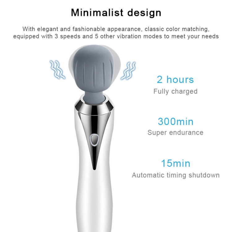 Portable Mini Multifunctional Physiotherapy Electric Hand-held Massage Stick(White) - Massage & Relaxation by PMC TechLife | Online Shopping South Africa | PMC TechLife
