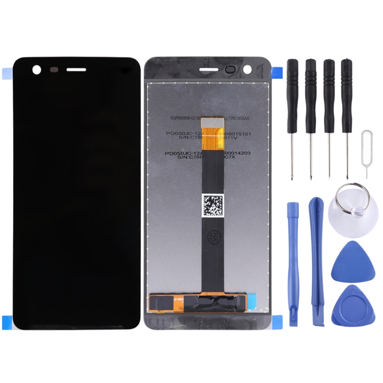 TFT LCD Screen for Nokia 2 TA-1029/DS with Digitizer Full Assembly  (Black) - free shipping - PMC TechLife - Order now!