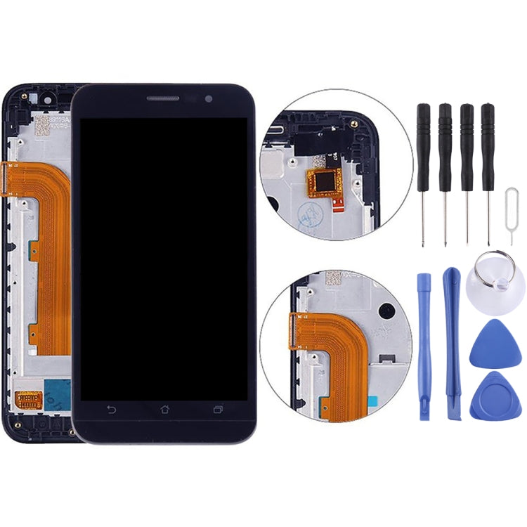 5.0 inch OEM LCD Screen for Asus Zenfone Go ZB500KL X00AD Digitizer Full Assembly with Frame (Black) - free shipping - PMC TechLife - Order now!