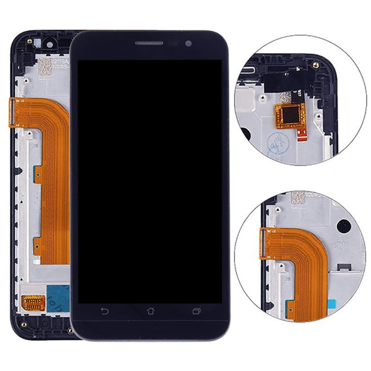 5.0 inch OEM LCD Screen for Asus Zenfone Go ZB500KL X00AD Digitizer Full Assembly with Frame (Black) - free shipping - PMC TechLife - Order now!