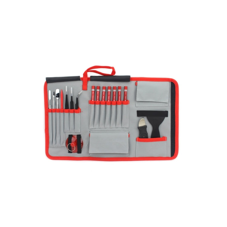 JIAFA JF-8175 28 in 1 Electronics Repair Tool Kit with Portable Bag for Repair Cell Phone, iPhone, MacBook and More - free shipping - PMC TechLife - Order now!