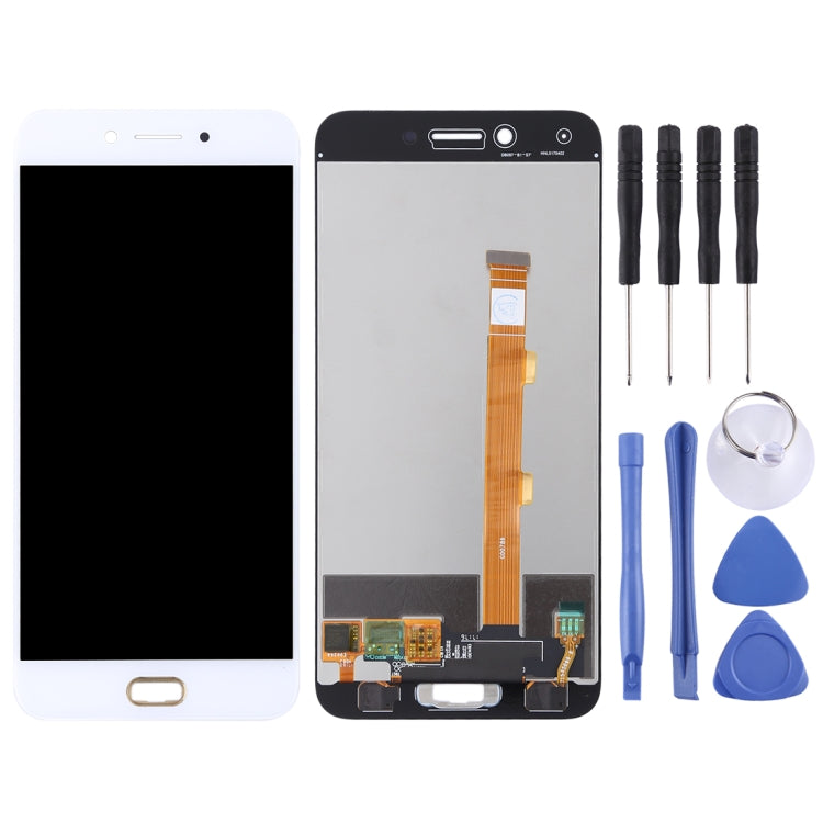 TFT LCD Screen for OPPO A77 with Digitizer Full Assembly(White) - free shipping - PMC TechLife - Order now!
