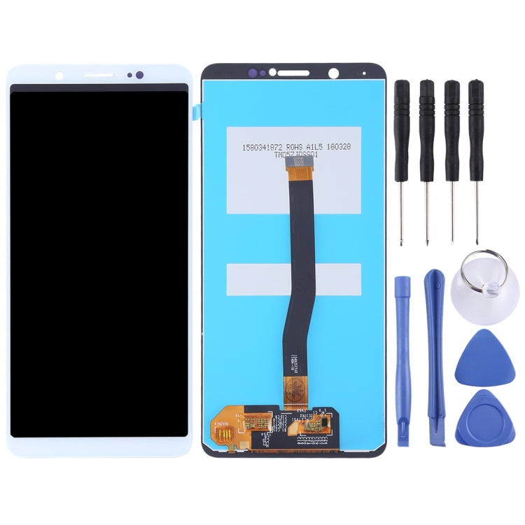 TFT LCD Screen for Vivo Y75 / V7 with Digitizer Full Assembly(White) - free shipping - PMC TechLife - Order now!