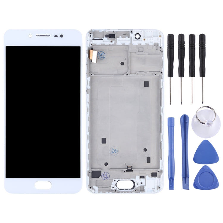 TFT LCD Screen for Vivo X7 Digitizer Full Assembly with Frame(White) - free shipping - PMC TechLife - Order now!
