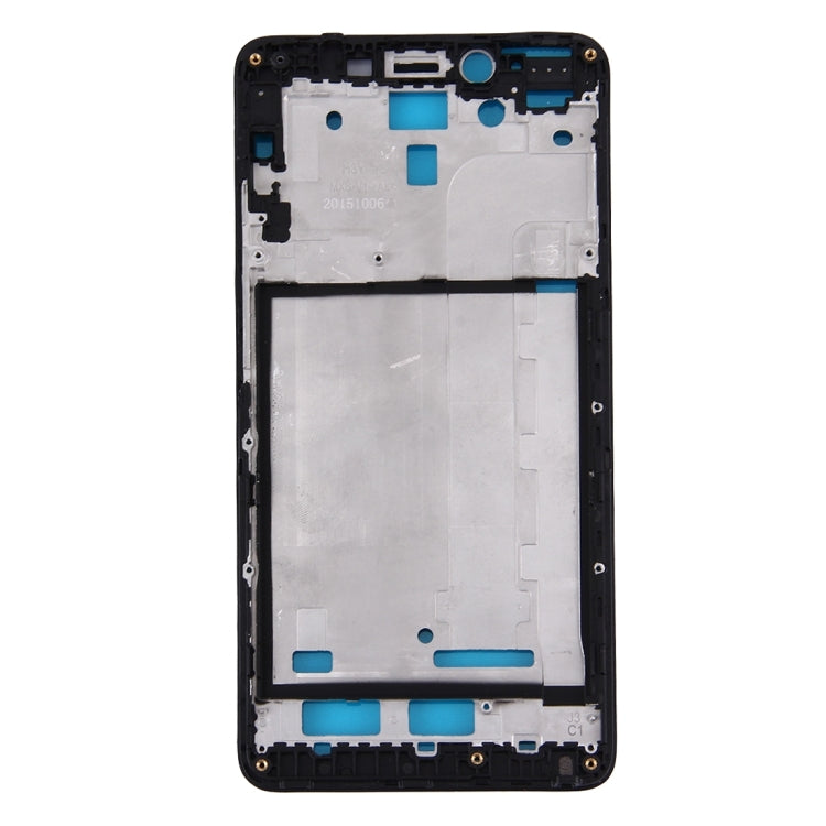 For Xiaomi Redmi Note 2 Front Housing LCD Frame Bezel(Black) - Frame Bezel Plate by PMC TechLife | Online Shopping South Africa | PMC TechLife