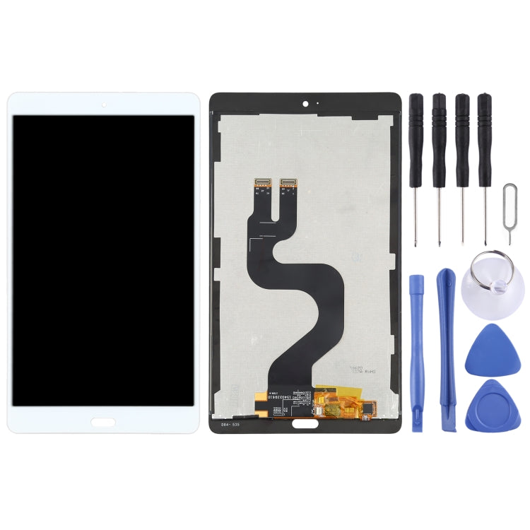 OEM LCD Screen for Huawei MediaPad M3 8.4 inch / YIBTV-W09 / BTV-DL09 with Digitizer Full Assembly (White) - free shipping - PMC TechLife - Order now!