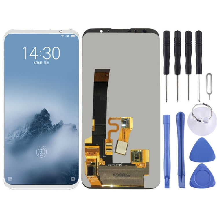 Original LCD Screen for Meizu 16 / 16th / M882H / M882Q with Digitizer Full Assembly(White) - free shipping - PMC TechLife - Order now!