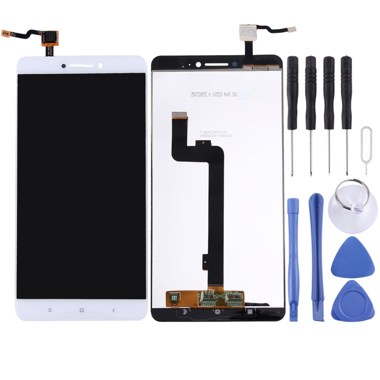 TFT LCD Screen for Xiaomi Mi Max with Digitizer Full Assembly(White) - free shipping - PMC TechLife - Order now!