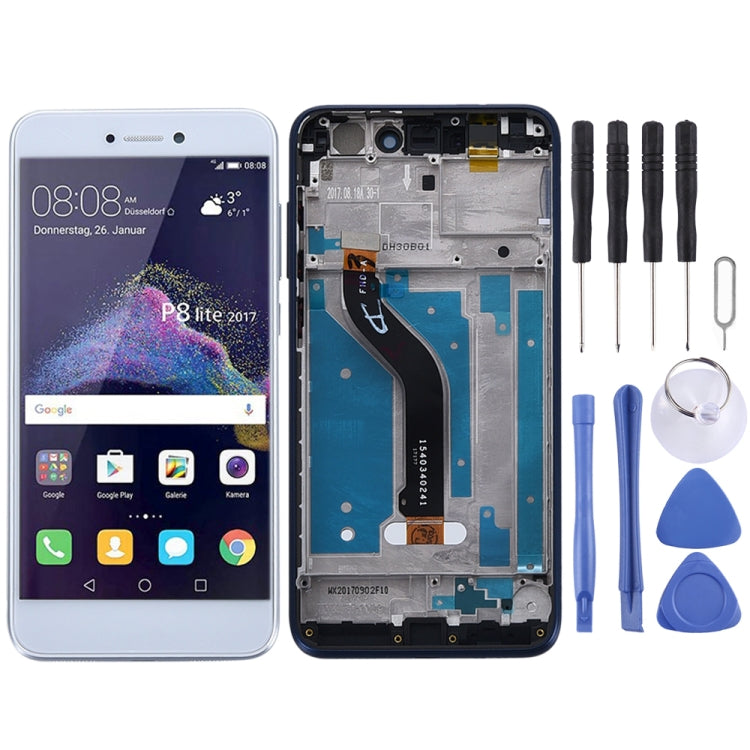 OEM LCD Screen for Huawei Honor 8 Lite Digitizer Full Assembly with Frame (White) - free shipping - PMC TechLife - Order now!