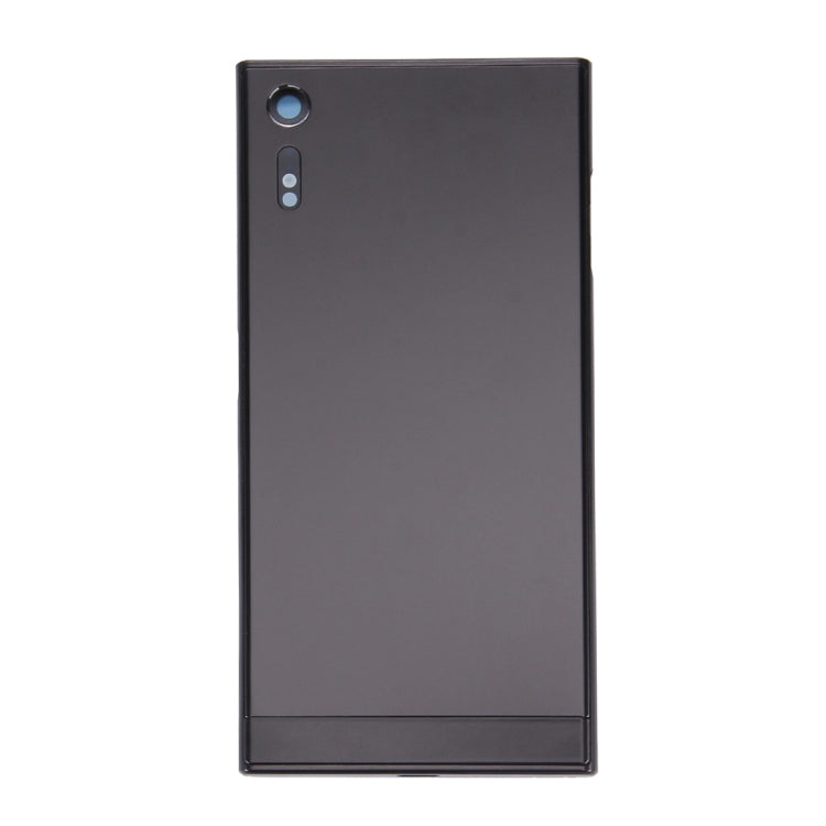 Back Battery Cover + Back Battery Bottom Cover + Middle Frame for Sony Xperia XZ(Black) - Back Cover by PMC TechLife | Online Shopping South Africa | PMC TechLife