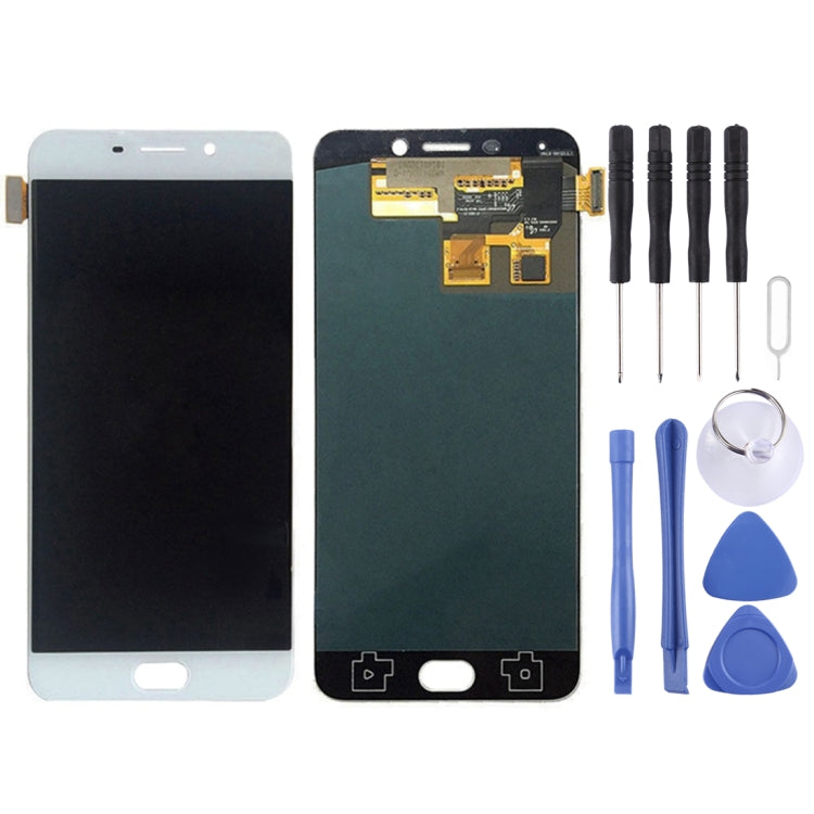 Original OLED LCD Screen for OPPO R9 / F1 Plus with Digitizer Full Assembly (White) - free shipping - PMC TechLife - Order now!