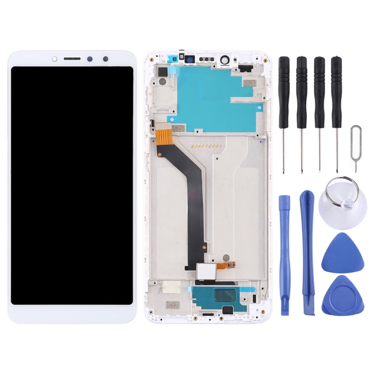 TFT LCD Screen for Xiaomi Redmi S2 / Y2 Digitizer Full Assembly with Frame(White) - free shipping - PMC TechLife - Order now!