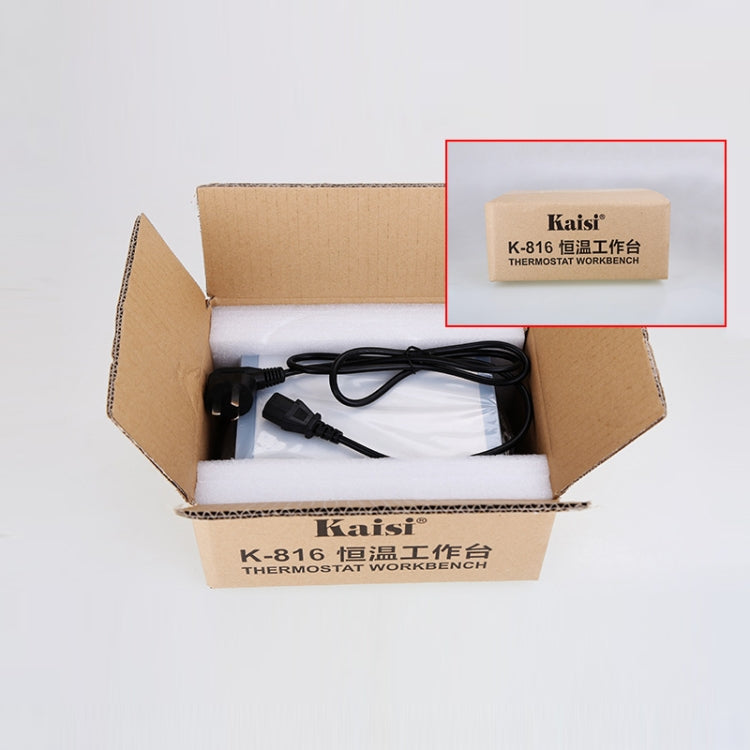 Kaisi K-816 Constant Temperature Heating Plate LCD Screen Open Separator Desoldering Station With Silicone Pad, US Plug - free shipping - PMC TechLife - Order now!