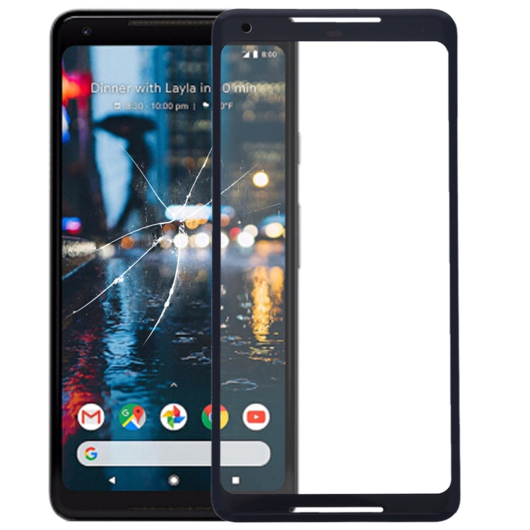 Original Front Screen Outer Glass Lens for Google Pixel 2 XL(Black) - free shipping - PMC TechLife - Order now!