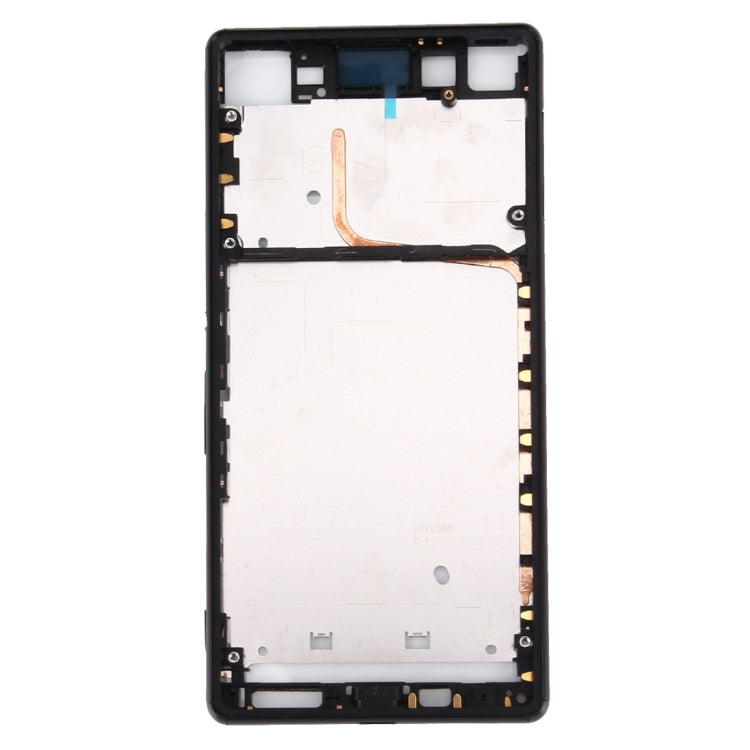 Front Housing LCD Frame Bezel for Sony Xperia Z3+ / Z4(Black) - Frame Bezel Plate by PMC TechLife | Online Shopping South Africa | PMC TechLife