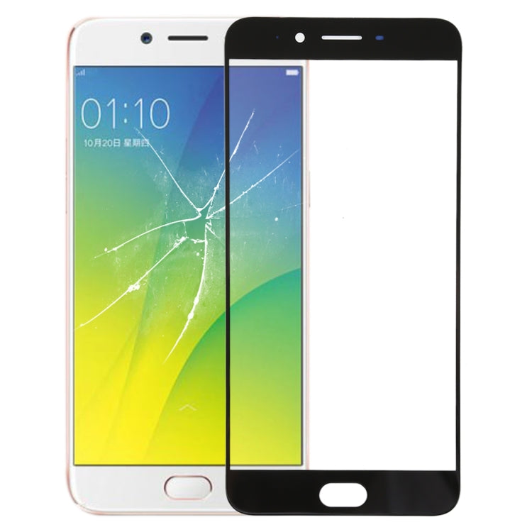 For OPPO R9s Plus Front Screen Outer Glass Lens (Black) - free shipping - PMC TechLife - Order now!