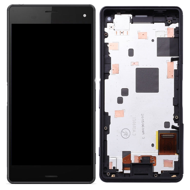 OEM LCD Screen for Sony Xperia Z3 Mini Compact Digitizer Full Assembly with Frame(Black) - free shipping - PMC TechLife - Order now!