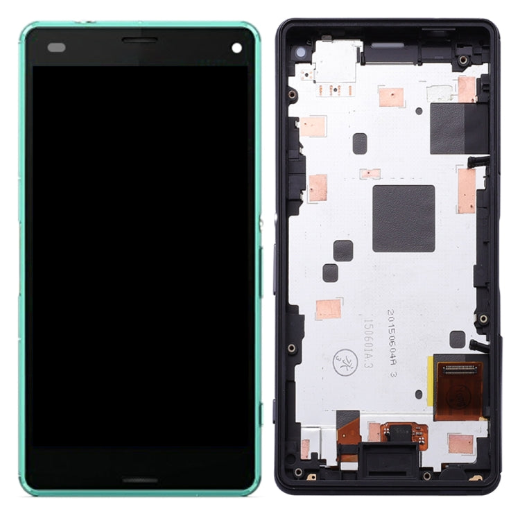 OEM LCD Screen for Sony Xperia Z3 Mini Compact Digitizer Full Assembly with Frame(Green) - free shipping - PMC TechLife - Order now!