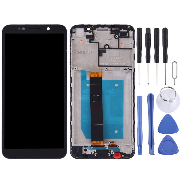 OEM LCD Screen for Huawei Y5 Prime (2018) Digitizer Full Assembly with Frame (Black) - free shipping - PMC TechLife - Order now!