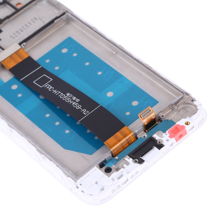 OEM LCD Screen for Huawei Y5 Prime (2018) Digitizer Full Assembly with Frame (White) - free shipping - PMC TechLife - Order now!