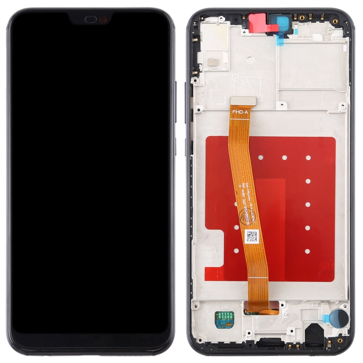 LCD Screen and Digitizer Full Assembly with Frame for Huawei P20 Lite / Nova 3e(Black) - free shipping - PMC TechLife - Order now!