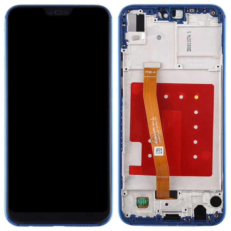 LCD Screen and Digitizer Full Assembly with Frame for Huawei P20 Lite / Nova 3e(Blue) - free shipping - PMC TechLife - Order now!