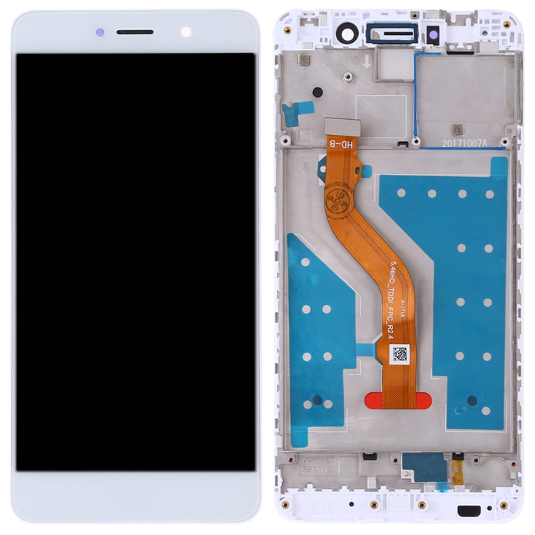 LCD Screen and Digitizer Full Assembly with Frame for Huawei Y7 (2017)(White) - free shipping - PMC TechLife - Order now!