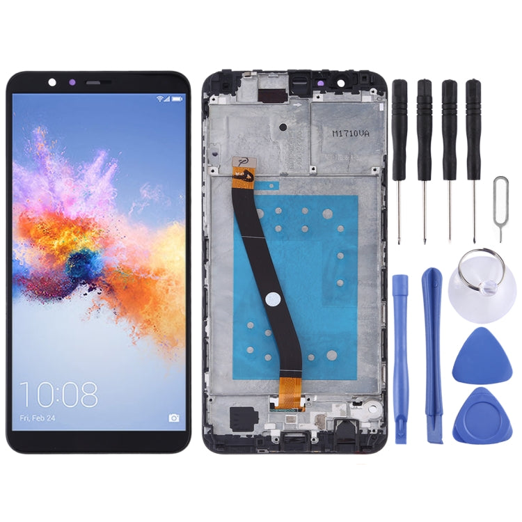 OEM LCD Screen for Huawei Honor 7X Digitizer Full Assembly with Frame (Black) - free shipping - PMC TechLife - Order now!