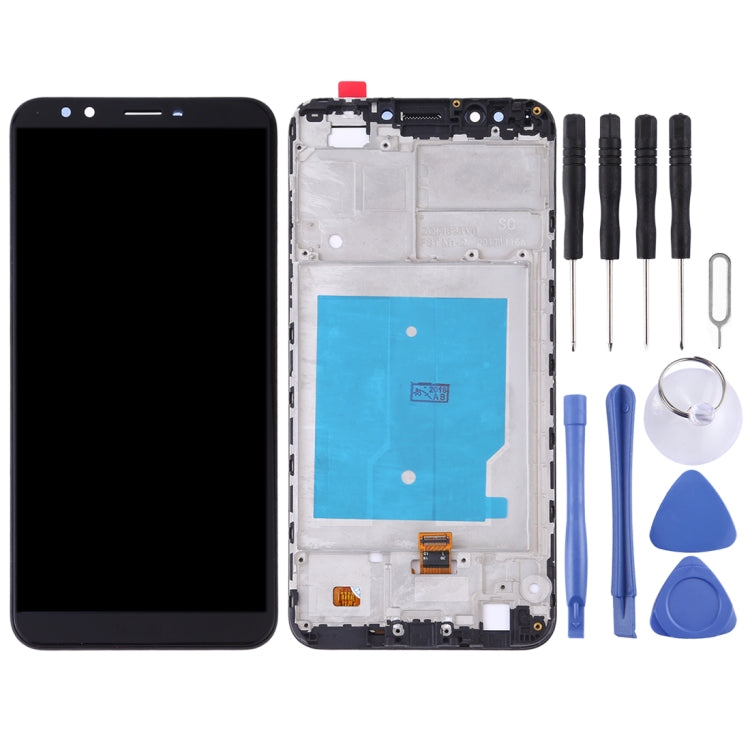 OEM LCD Screen for Huawei Y7 (2018) Digitizer Full Assembly with Frame (Black) - free shipping - PMC TechLife - Order now!